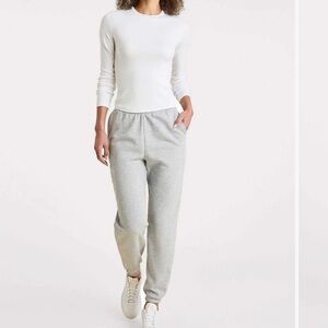 Nuuds Classic Sweatpant, Heather Grey, S